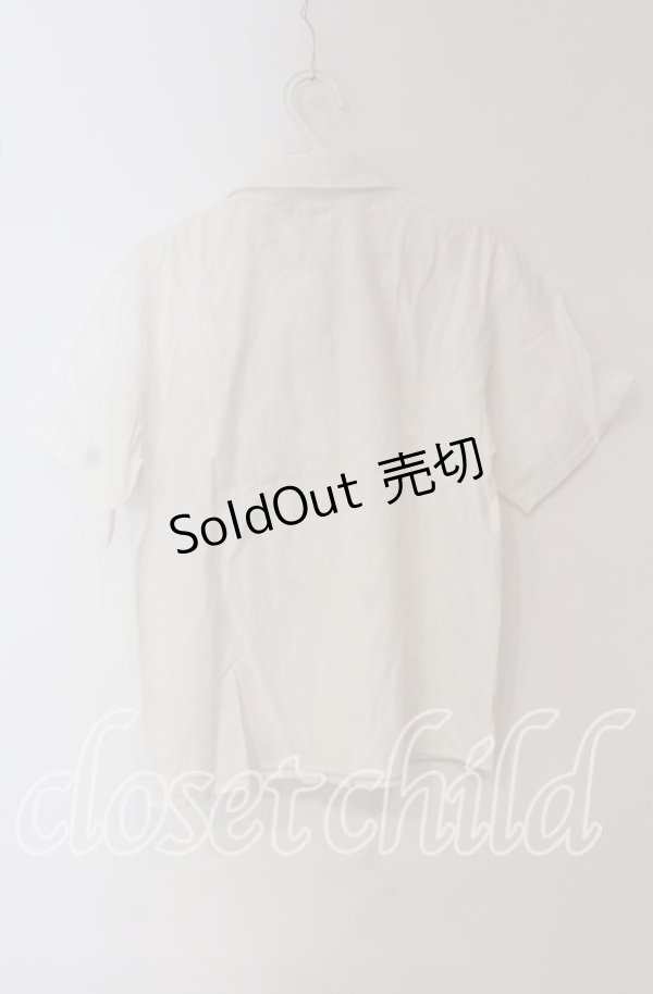 画像3: 【SALE】merry jenny / フリルボウタイブラウス  シロ O-25-09-22-080-LO-BL-IG-ZT268 (3)