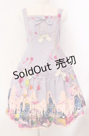 画像: metamorphose / night carnivalAラインジャンパースカート  ラベンダー O-25-09-22-009-ME-OP-OW-OS