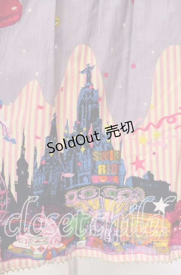 画像3: metamorphose / night carnivalAラインジャンパースカート  ラベンダー O-25-09-22-009-ME-OP-OW-OS (3)