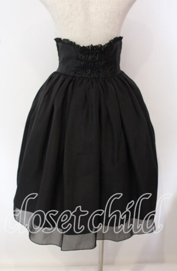 画像4: Moi-meme-Moitie / セレスティアゴシック・ハイウエストスカート(ミニ)  ブラック O-25-09-22-014-MO-SK-IG-OS (4)