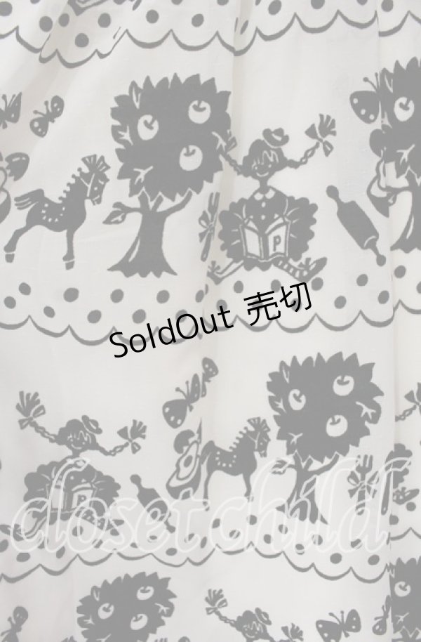 画像3: 【SALE】Emily Temple cute / pippiフロッキーptサロンワンピース  アイボリー×クロ O-25-09-22-020-ET-OP-OW-ZT382 (3)