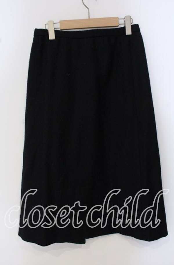 画像3: KANEKO ISAO / ボタン配色ロングスカート  クロ O-25-09-23-035-EL-SK-OW-ZT015 (3)