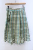 画像2: Fi.n.t / パステルチェックプリーツスカート  グリーン O-25-09-23-039-CA-SK-IG-ZT361 (2)