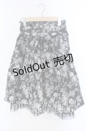 画像: axes femme / ジャカードリボン付スカート F クロ O-25-09-23-041-AX-SK-IG-OS