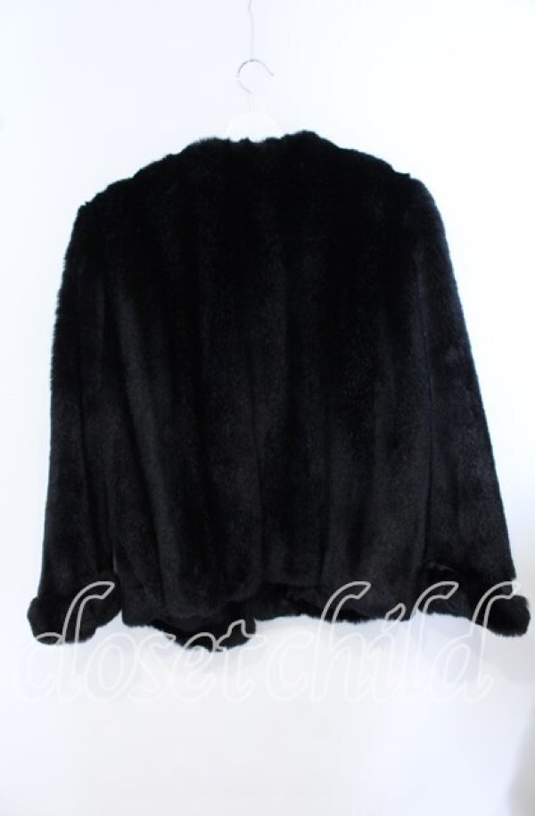 画像1: PINK HOUSE / エコファーコート  クロ O-25-09-23-048-LO-CO-OW-ZT-C022 (1)