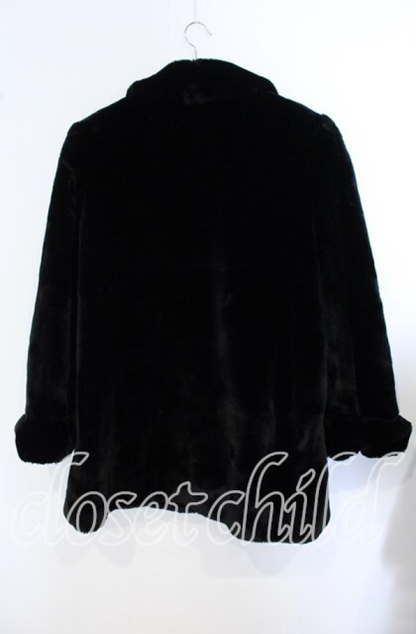 画像3: PINK HOUSE / エコファーコート  クロ O-25-09-23-048-LO-CO-OW-ZT-C022 (3)