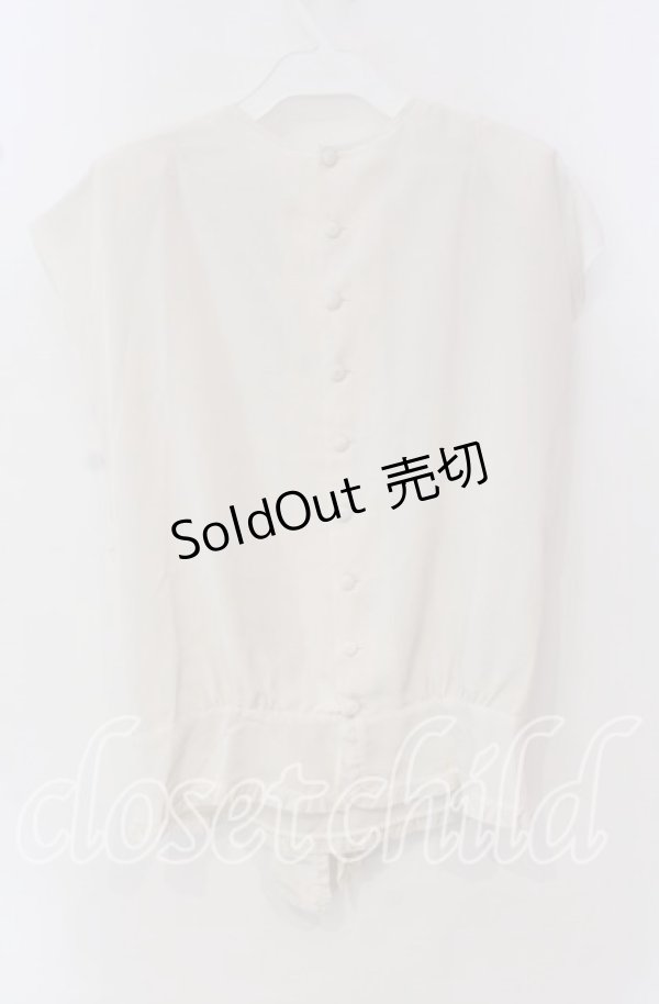 画像3: 【SALE】INGEBORG / 斜めピンタック使いブラウス  シロ O-25-09-23-056-LO-BL-OW-ZT262 (3)