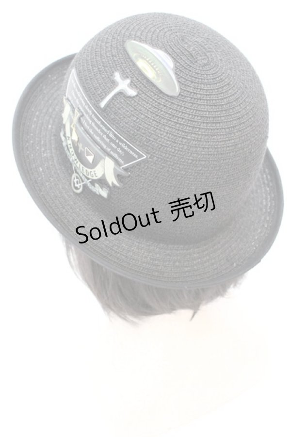 画像3: 【SALE】Fish Born Chips / ss BOWLER ハット 56〜58cm ブラック O-25-09-23-1041-LO-AC-IG-ZT387 (3)