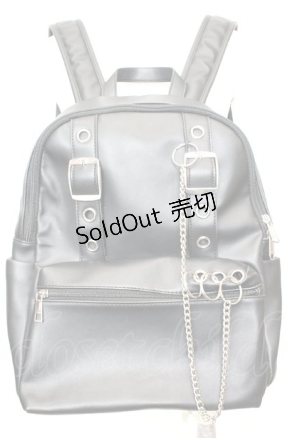 画像1: Jamieエーエヌケー / ハーネスA4リュック  クロ O-25-09-23-1048-LO-BG-IG-OS (1)