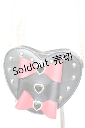 画像: DearMyLove / あめちゃん ポシェット  クロ×アカ O-25-09-23-1049-EL-BG-IG-OS