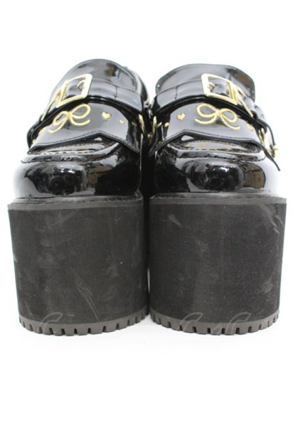 画像2: DearMyLove / NEEDY GIRL OVERDOSE コラボ あめちゃんモデルローファーパンプス 23.5cm クロ O-25-09-23-1051-EL-SH-IG-ZT-K017 (2)