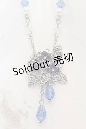 画像: axes femme / ラベンダーモチーフネックレス  シルバー O-25-09-23-1011-AX-AC-IG-OS