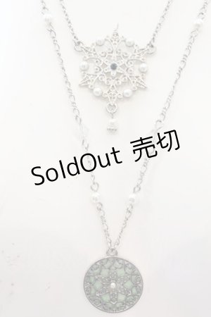 画像: axes femme / スノーパールネックレス  シルバー O-25-09-23-1013-AX-AC-OW-OS