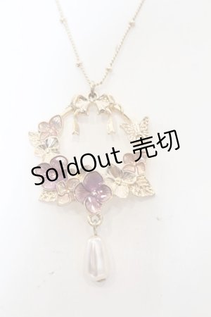 画像: axes femme / 紫陽花モチーフネックレス  ゴールド O-25-09-23-1014-AX-AC-OW-OS