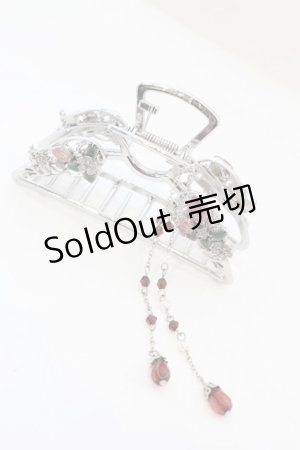 画像: axes femme / いちごモチーフバンスクリップ  シルバー O-25-09-23-1018-AX-AC-OW-ZT394-F003