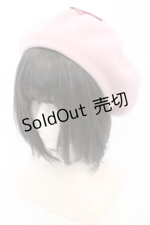 画像: 【SALE】Ank Rouge / レースアップリボンベレー  ピンク O-25-09-23-1030-CA-AC-IG-ZT387