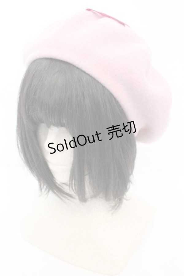 画像1: 【SALE】Ank Rouge / レースアップリボンベレー  ピンク O-25-09-23-1030-CA-AC-IG-ZT387 (1)