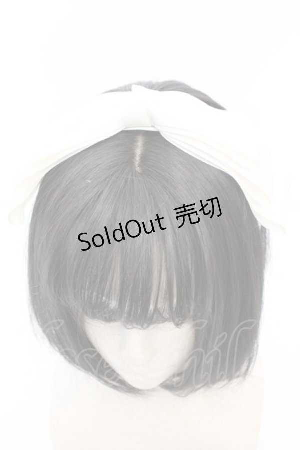 画像1: 【SALE】m petit by misako / NINA'S  コラボカチューシャ  オフ O-25-09-23-1035-LO-AC-IG-ZT394-F004 (1)