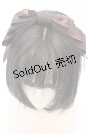 画像: Innocent World / ダブルリボンアニバーサリーカチューシャ  ブラウン O-25-09-23-1036-IW-AC-IG-OS