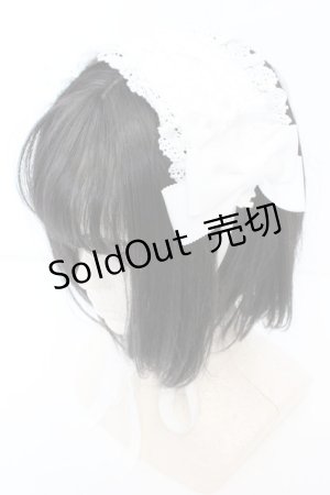 画像: BABY,THE STARS SHINE BRIGHT / はしごレースのスピンドールヘッドドレス  ホワイト O-25-09-23-1037-BA-AC-IG-OS