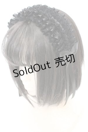 画像: Reizend / フリルカチューシャ  ブラック O-25-09-23-1038-LO-AC-IG-OS