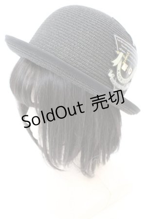 画像: 【SALE】Fish Born Chips / ss BOWLER ハット 56〜58cm ブラック O-25-09-23-1041-LO-AC-IG-ZT387