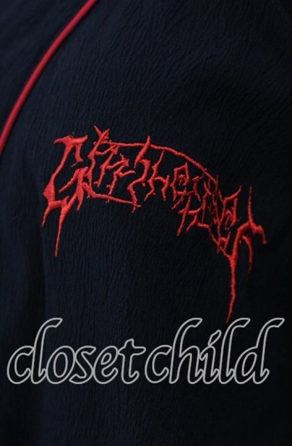 画像2: Grrr the Lipper / ≪赫夏≫甚平 F ブラック×レッド O-25-09-23-001-PU-TO-OW-ZT063 (2)