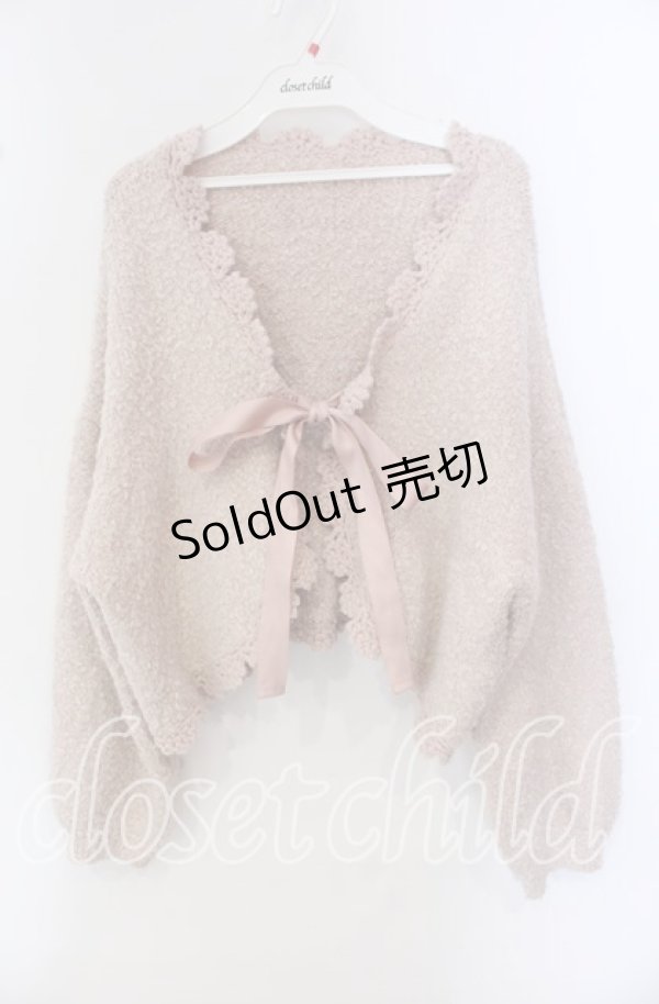 画像1: 【SALE】仲夏物語 / ニットボレロ  ピンク系 O-25-09-23-067-EL-TO-IG-ZT016 (1)