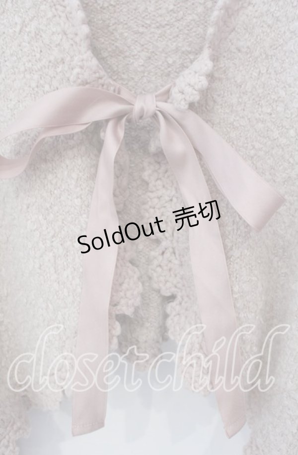 画像2: 【SALE】仲夏物語 / ニットボレロ  ピンク系 O-25-09-23-067-EL-TO-IG-ZT016 (2)