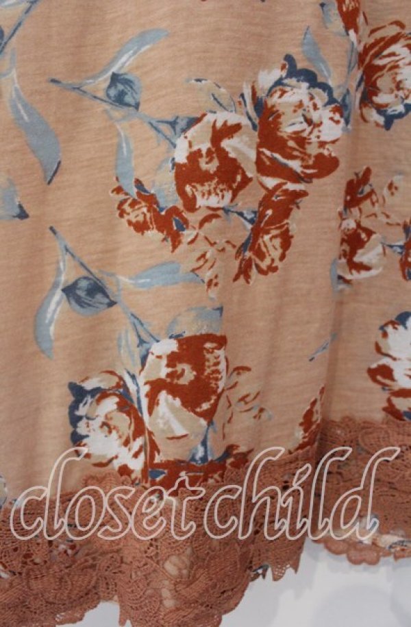 画像2: axes femme / 花柄ノースリチュニ M ピンク O-25-09-23-086-AX-TO-OW-ZT167 (2)