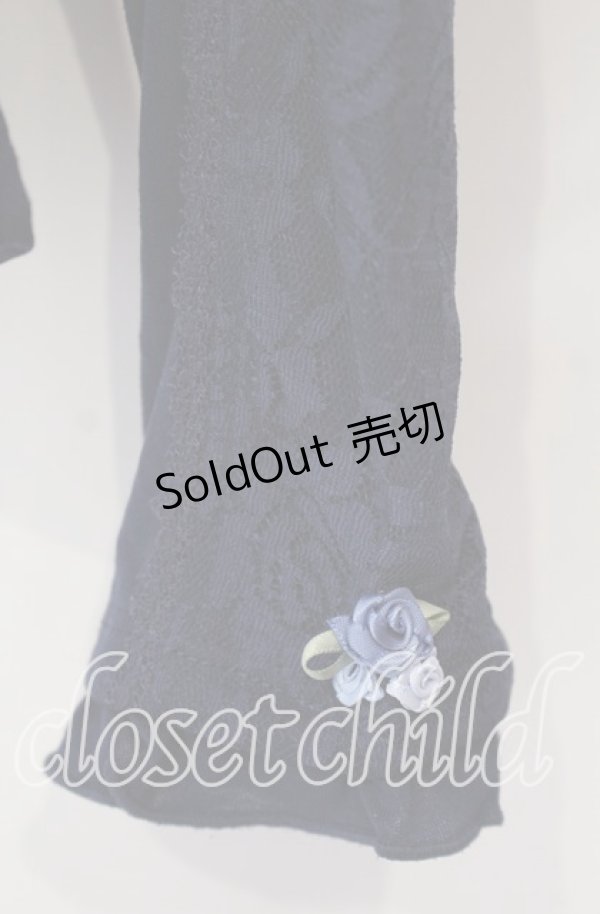 画像3: axes femme / レース配色Tシャツ M ネイビー O-25-09-23-088-AX-TO-OW-OS (3)