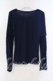 画像4: axes femme / レース配色Tシャツ M ネイビー O-25-09-23-088-AX-TO-OW-OS (4)