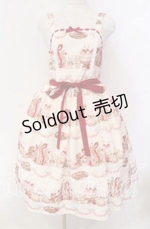 画像: axes femme kawaii / お菓子の家柄ジャンスカ M キナリ O-25-09-23-090-AX-OP-OW-OS