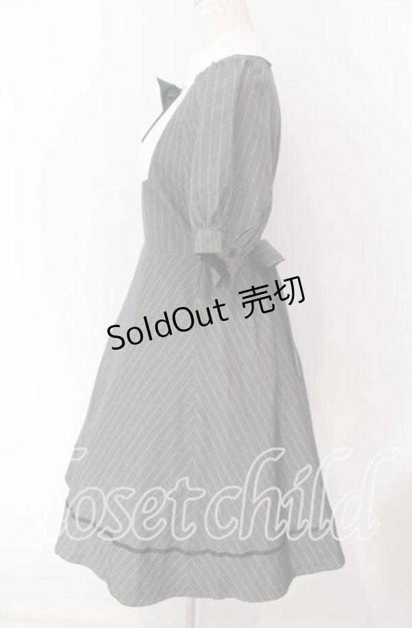 画像3: Amavel / ヨーク切替フィット＆フレアワンピ F グレー O-25-09-23-095-CA-OP-OW-ZT217 (3)