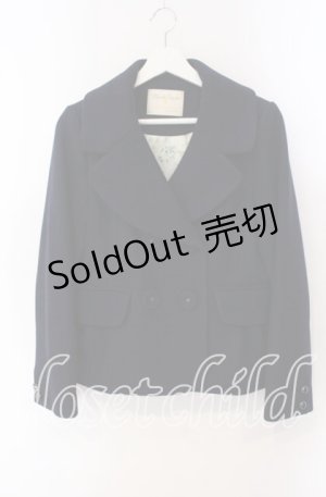 画像: Franche Lippee / オリプリ裏地ショートコート M ネイビー O-25-09-23-121-LO-CO-OW-OS