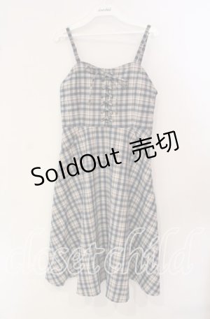 画像: Fi.n.t / フロントレースアップチェックジャンスカ F  O-25-09-25-039-CA-OP-OW-OS