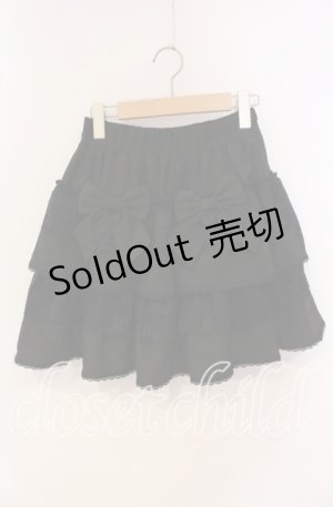 画像: axes femme POETIQUE / フリルミニスカート  クロ O-25-09-25-005-AX-OP-IG-OS