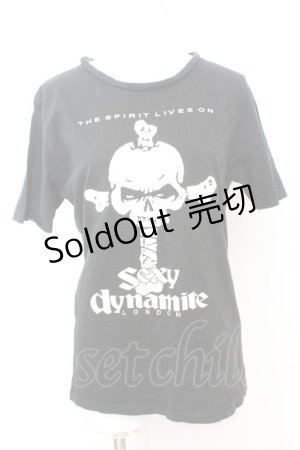 画像: SEXY DYNAMITE LONDON / クロススカルTシャツ S ブラック O-25-09-25-1034-PU-TS-YM-ZT318