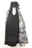 画像3: Qutie Frash / 和柄プリーツコルセット  ブラック O-25-09-25-1045-QU-TO-OW-OS (3)