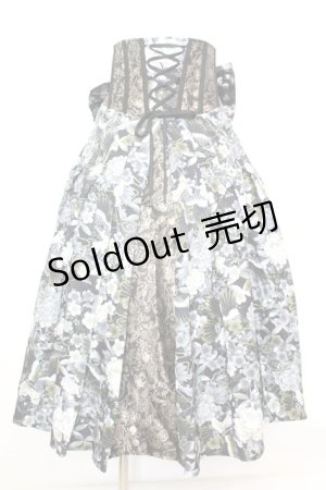 画像: Qutie Frash / リボン袴コルセット  ブラック O-25-09-25-1046-QU-SK-OW-OS