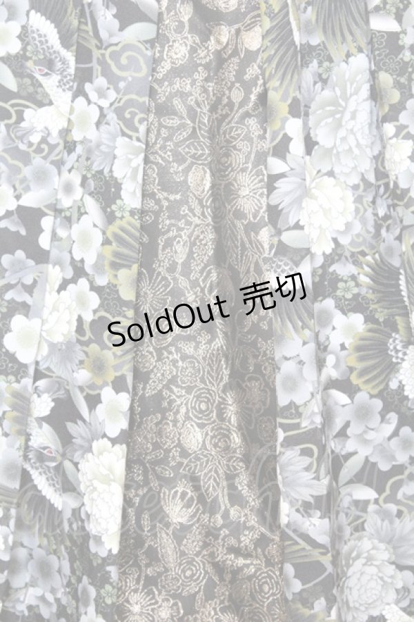 画像2: Qutie Frash / リボン袴コルセット  ブラック O-25-09-25-1046-QU-SK-OW-OS (2)