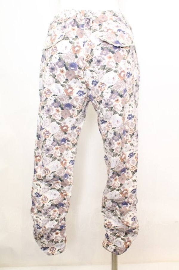 画像2: axes femme / 花柄パンツ M パープル系 O-25-09-25-1055-AX-PA-OW-ZT257 (2)