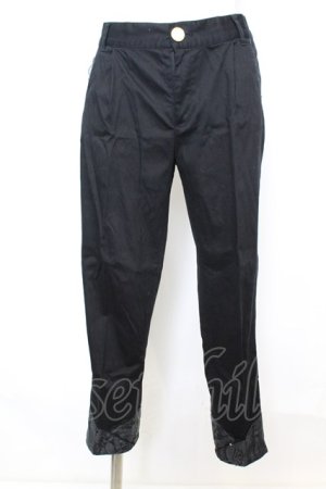 画像: axes femme / レース切り替えパンツ M クロ O-25-09-25-1057-AX-PA-OW-ZT1004D