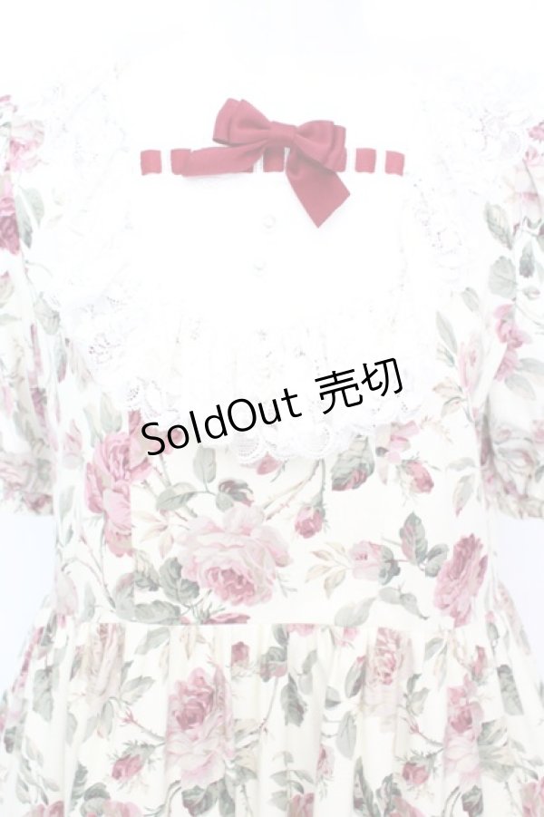 画像2: marcHenTica / シェリー・ローズガーデンワンピース  生成り O-25-09-25-1068-LO-OP-IG-ZT356 (2)