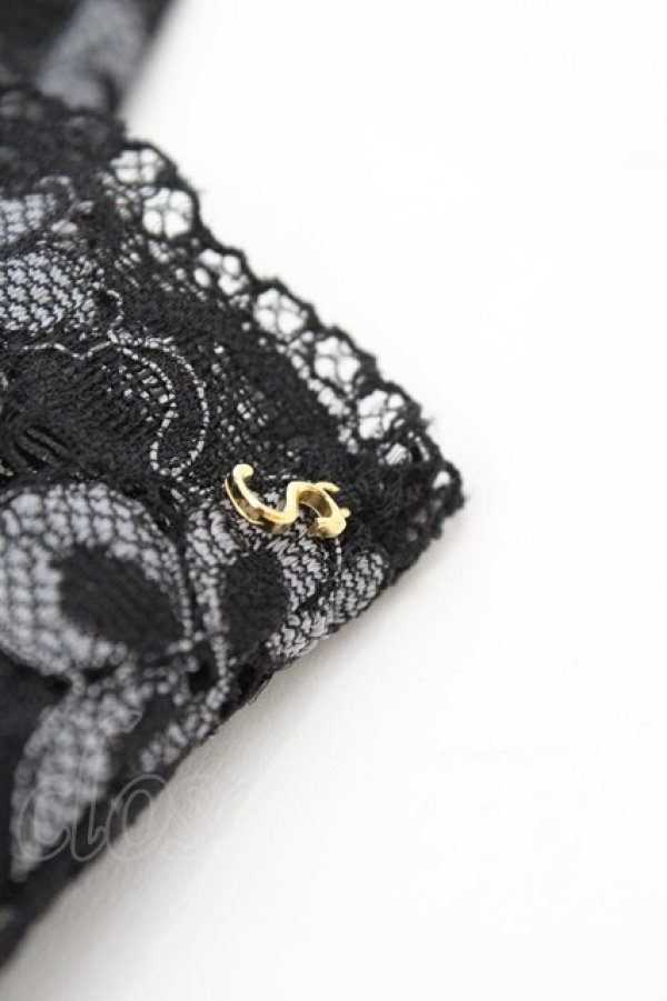 画像2: 菫コルセット / 聖女のミトン  クロ O-25-09-25-1074-LO-ZA-IG-ZT488-F006 (2)