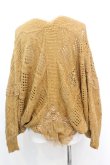 画像3: axes femme / ニットモモンガカーディガン M マスタード O-25-09-25-1018-AX-TS-IG-ZT016 (3)