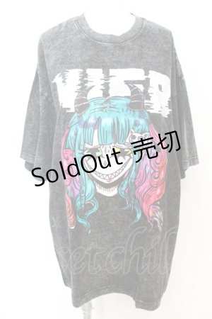 画像: NieR Clothing / VINTAGE UNISEX BIG TEE【VIVID DEVIL GIRL】 Tシャツ F ブラック O-25-09-25-1029-PU-TS-YM-OS