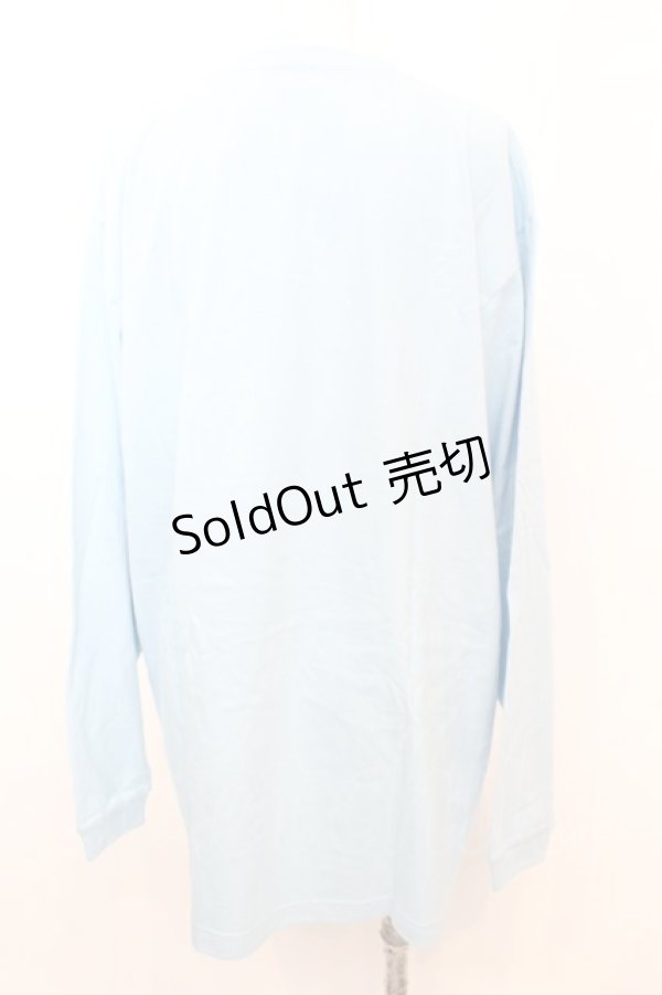 画像3: NieR Clothing / ちいたんコラボ プルオーバーカットソー XL サックス O-25-09-25-1032-PU-TO-YM-ZT307 (3)