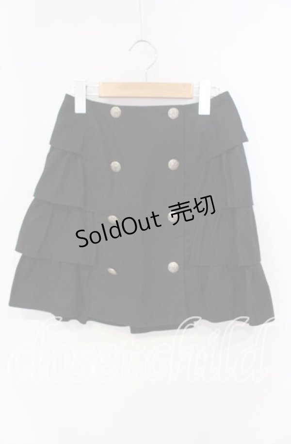 画像1: Jane Marple / バックティアードスカート M クロ O-25-09-25-011-JM-SK-IG-OS (1)