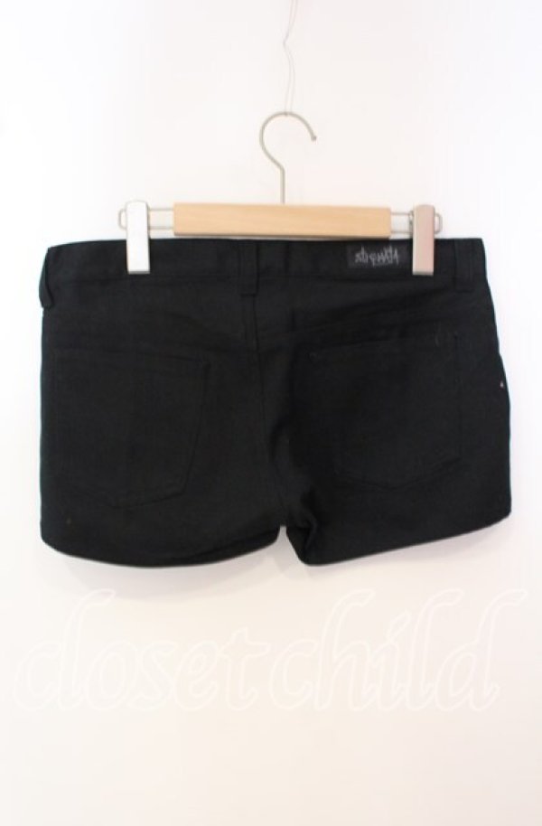 画像2: STIGMATA / ジップアップショートパンツ M ブラック O-25-09-25-015-GO-ZA-IG-ZT240 (2)